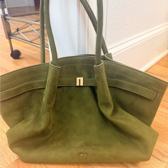 JW PEI Hana Medium Olive Green Women's Tote Bag - Picture 5 of 15